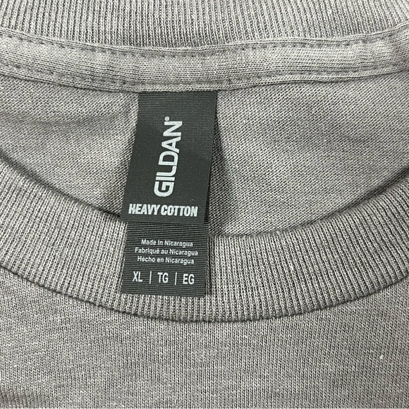 Charcoal Grey Short Sleeve Graphic T ‘Fuel by Iced Coffee & Anxiety’ with Skull - Picture 8 of 10